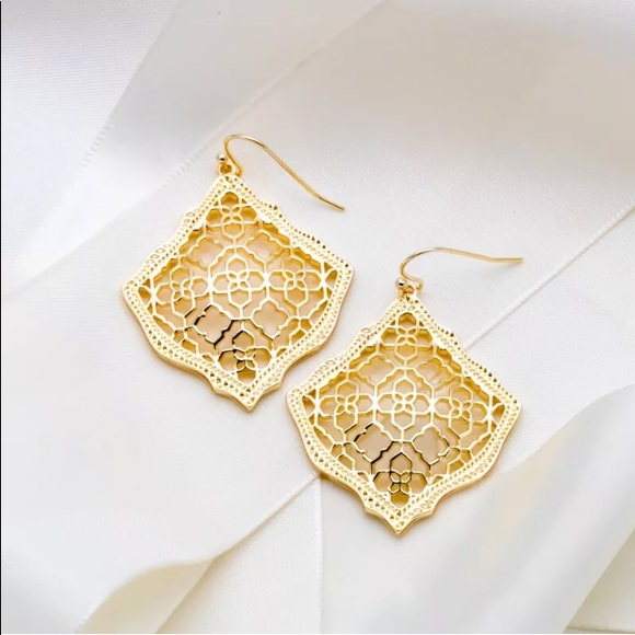 💛Kendra Scott💛 Kirsten Filigree Dangle Earrings - Picture 3 of 4